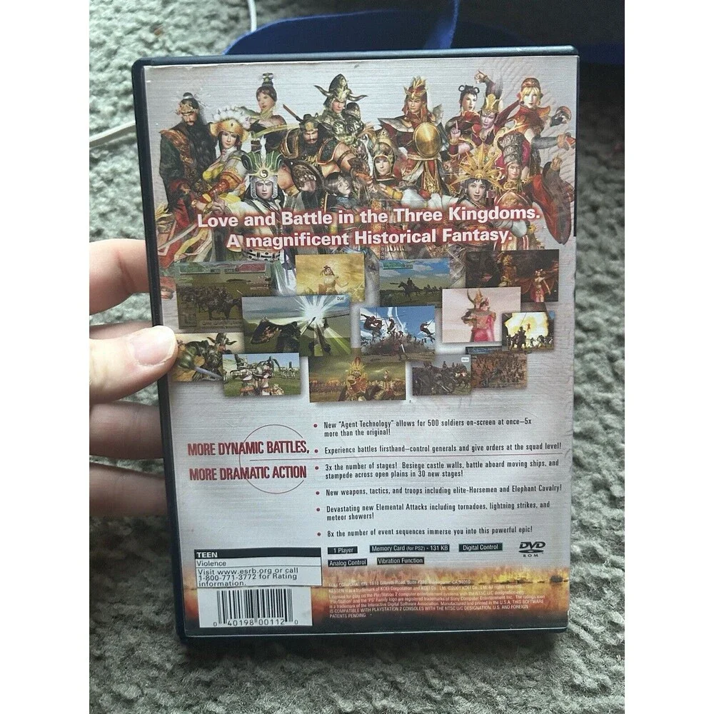 Kessen II (Sony PlayStation 2, 2001) PS2 Game Black Label GUC